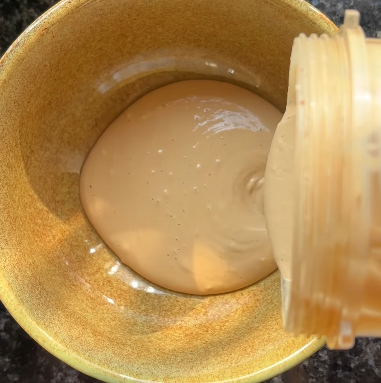 Step 2.1: Blend tofu, unsweetened peanut butter, soy sauce, chilli sauce, lime, honey, salt, and chilli flakes into a smooth paste