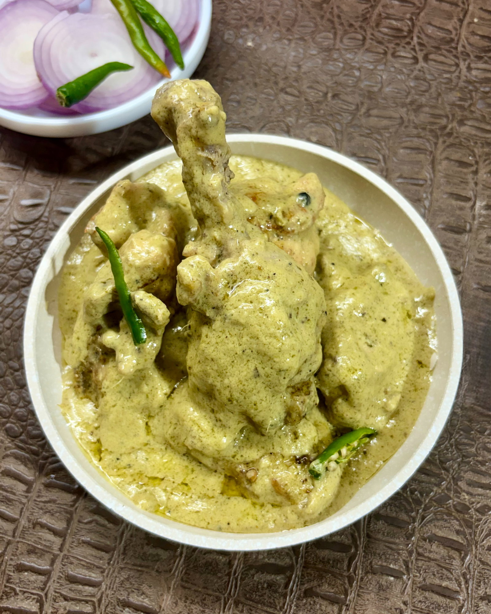 Cream Chicken (No Onion, Tomato, or Curd) recipe