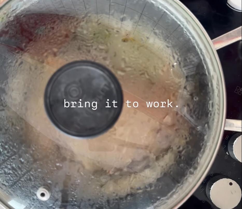 Step 1.1: Once boiling, cover with a lid and turn the heat to low