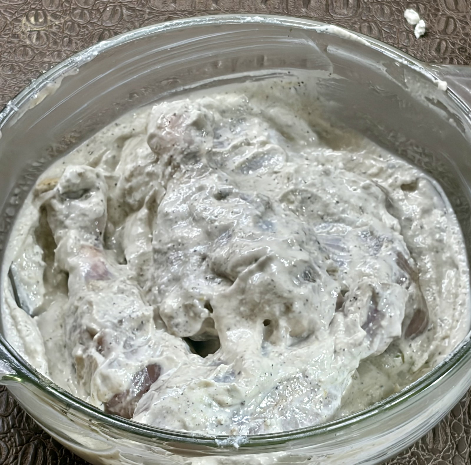 Step 2.2: Add the marinated chicken and coat evenly