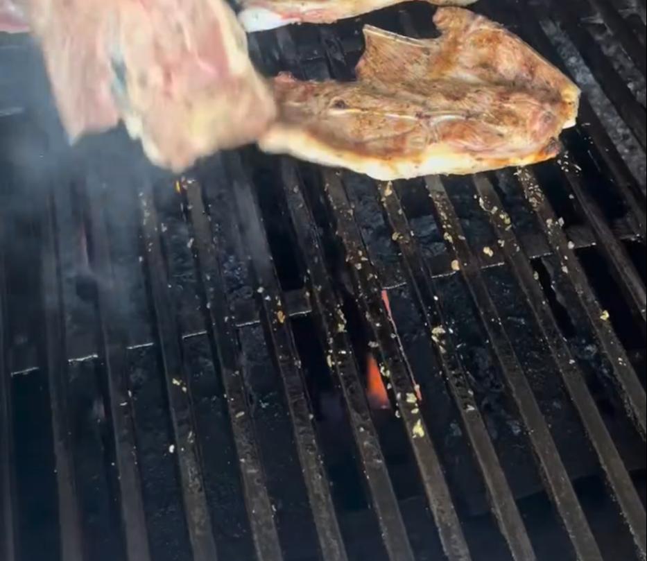 Step 1.1: Grill the lamb chops over high heat until charred on the outside and cooked to your liking, then rest