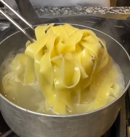 Step 2.1: Boil a large pot of salted water