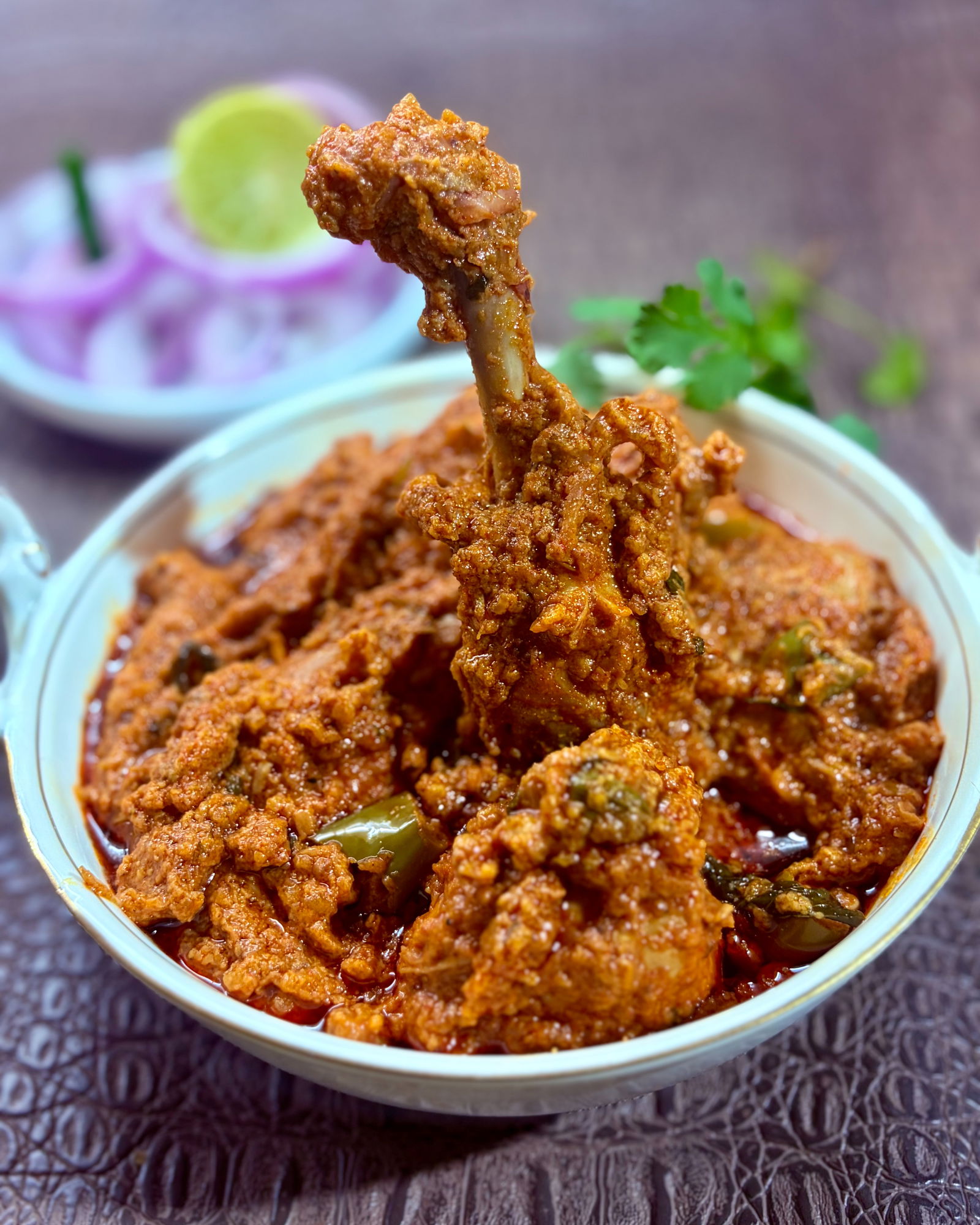 Hyderabadi Red Chicken (Wedding-Style Chicken Curry) recipe