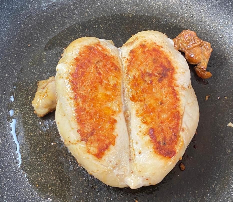 Step 1.1: Grill the chicken over medium heat until cooked through