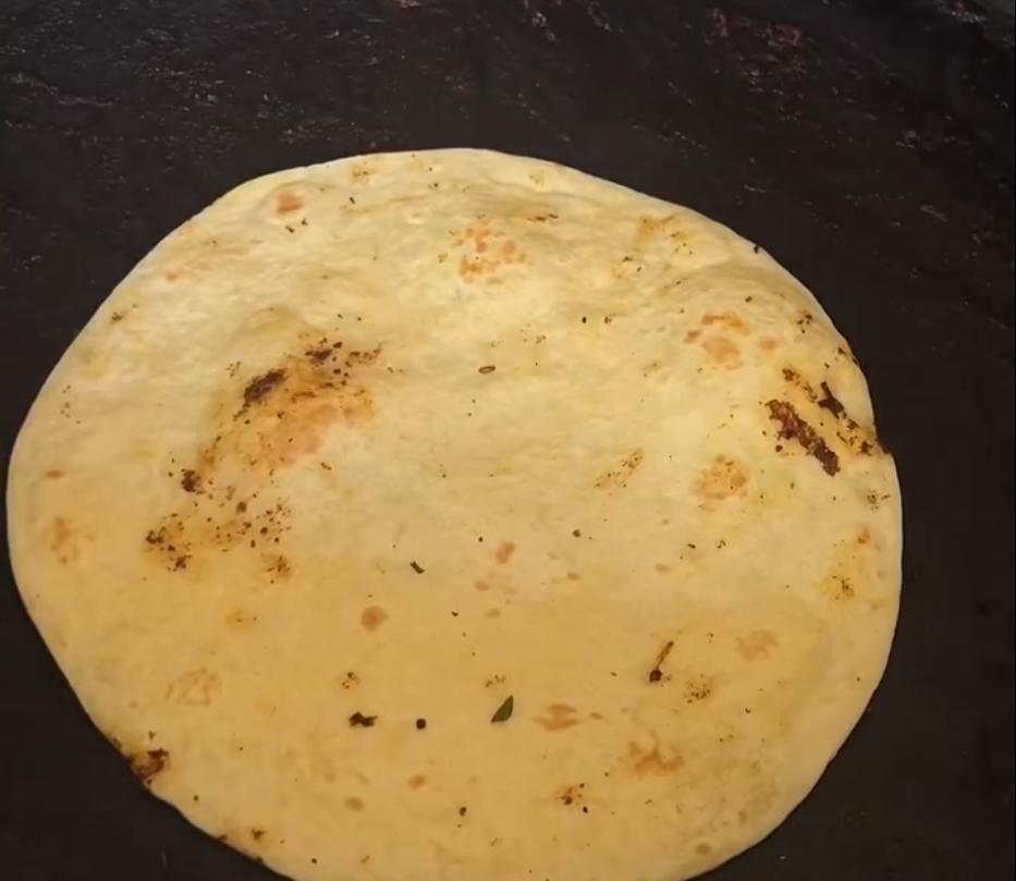 Step 1.1: Toast tortillas