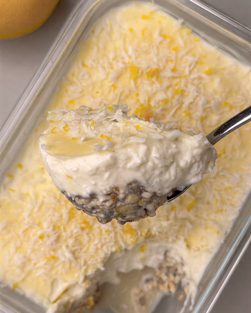 Lemon Coconut Skyr Dessert recipe
