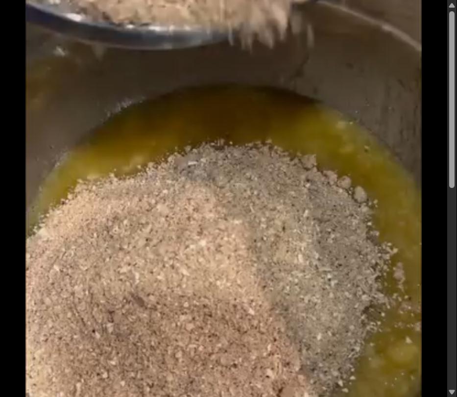 Step 1.1: Combine dry ingredients with wet ingredients and mix until smooth