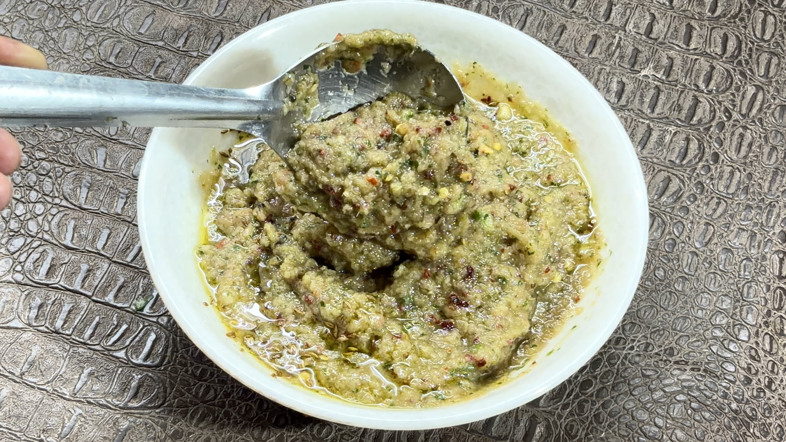 Step 2.1: Mix gently