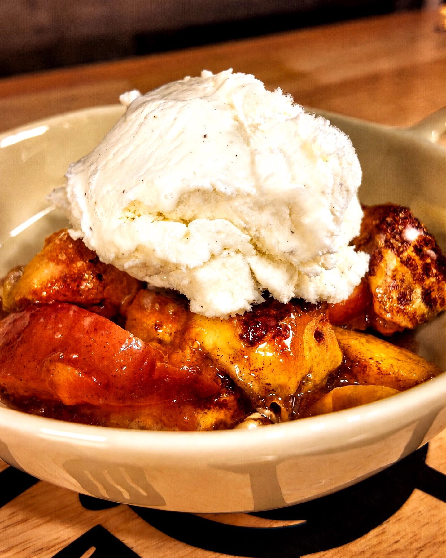 Easy Fresh Peach Cobbler with Cinnamon Roll Topping recipe