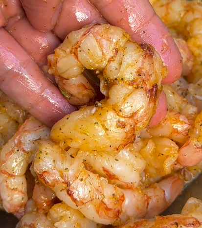 Step 1.1: In a bowl, toss shrimp with smoked paprika, garlic powder, oregano, cayenne, salt, black pepper, and olive oil
