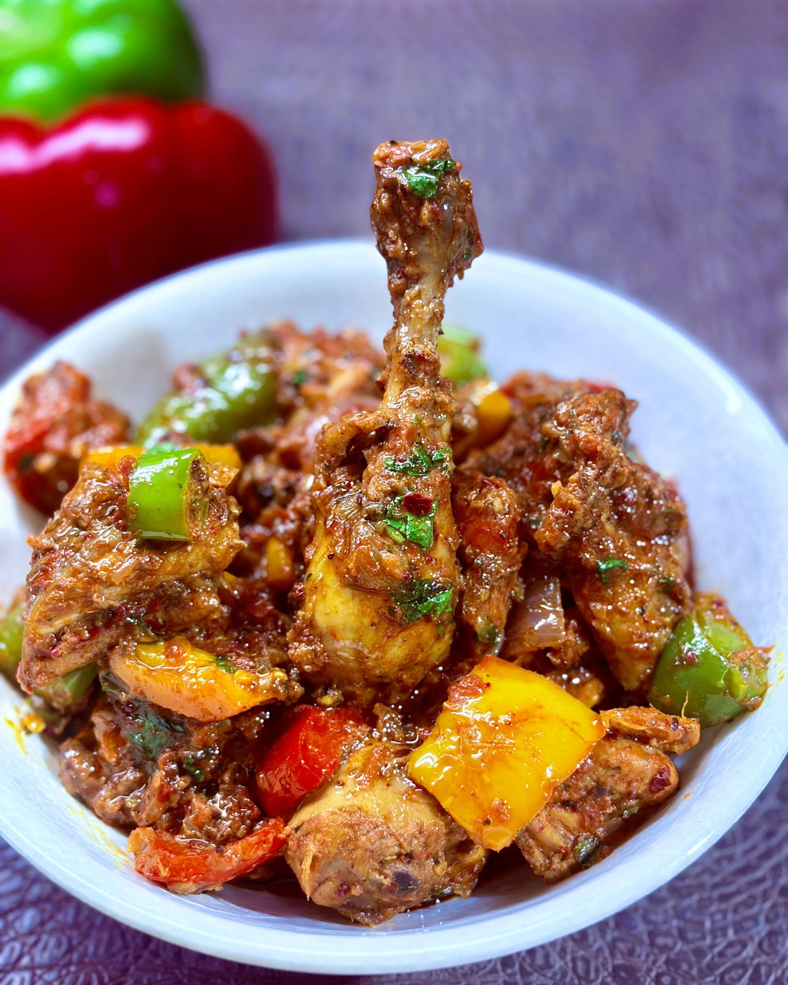 Easy Dhaba-Style Kadhai Chicken recipe