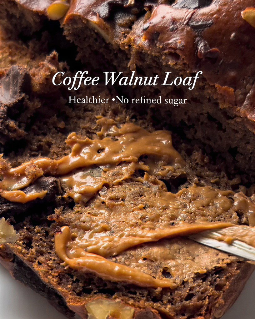 Coffee Walnut Chocolate Dessert Bread recipe