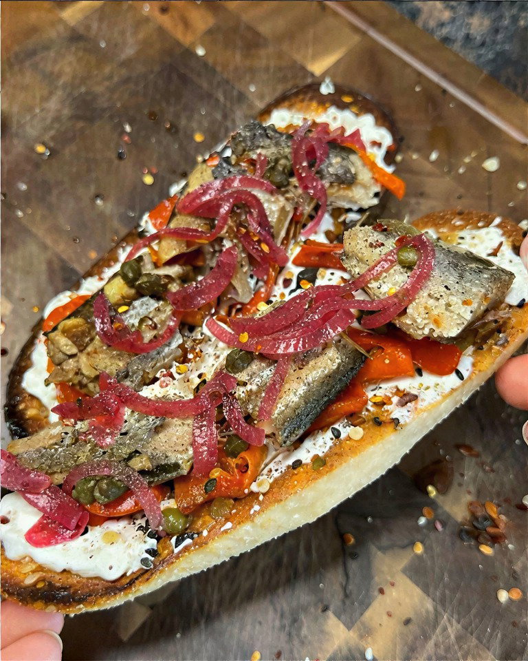 Sardines on Toast recipe