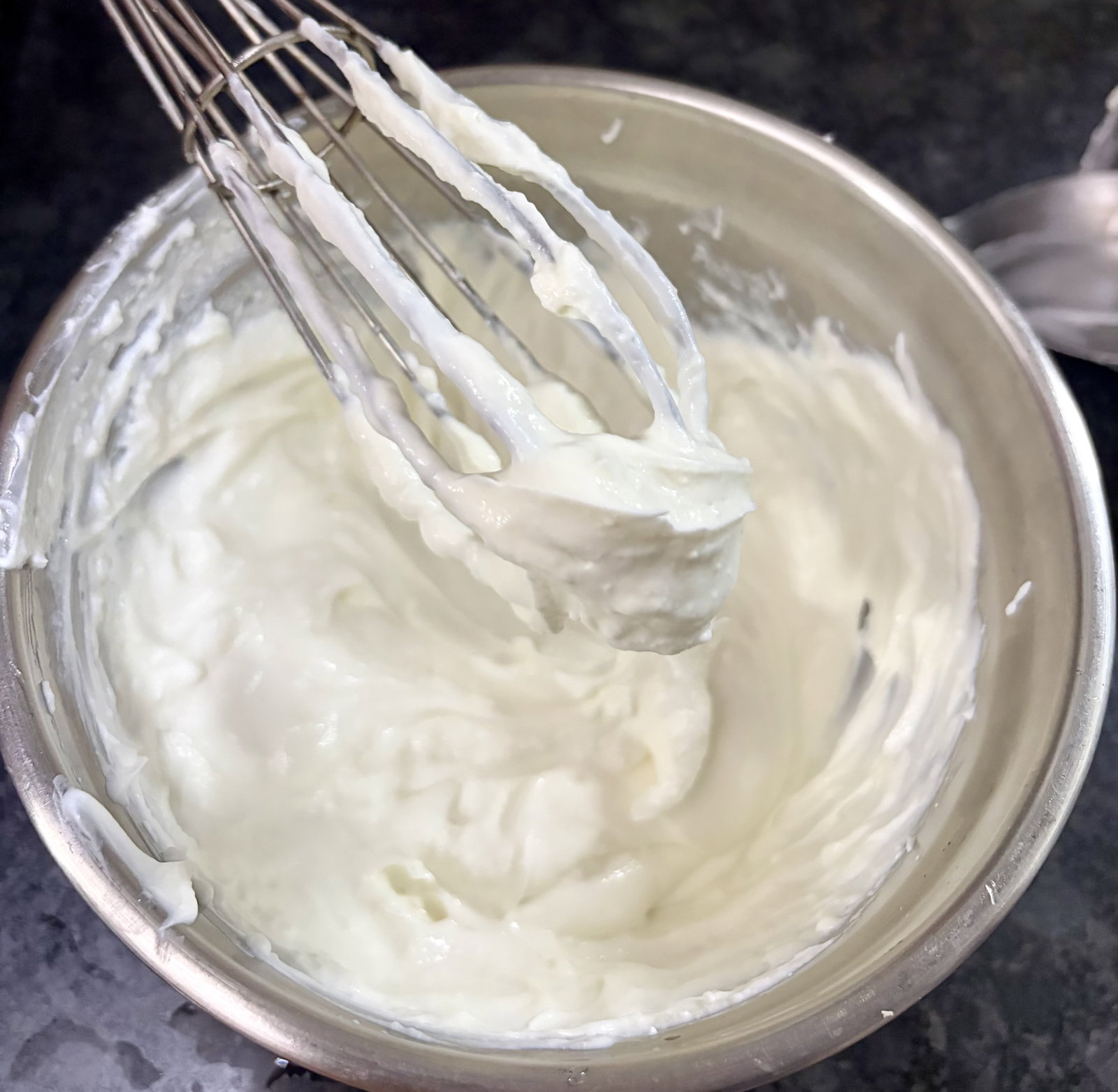 Step 1.1: Place the thick, creamy [hung curd](https://www