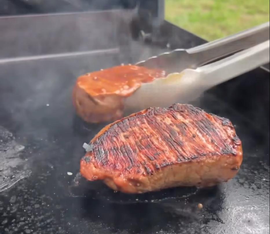 Step 1.1: Heat olive oil in a skillet over medium-high heat