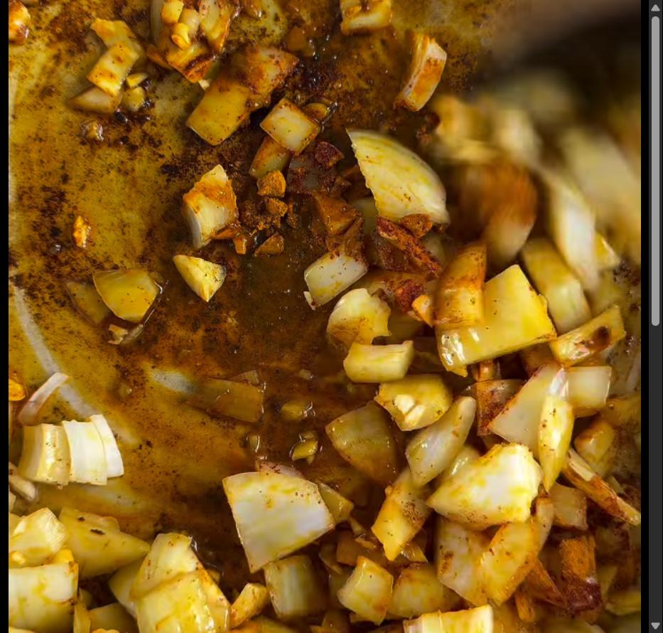 Step 1.1: Add turmeric, paprika, cinnamon, and cumin to the pot