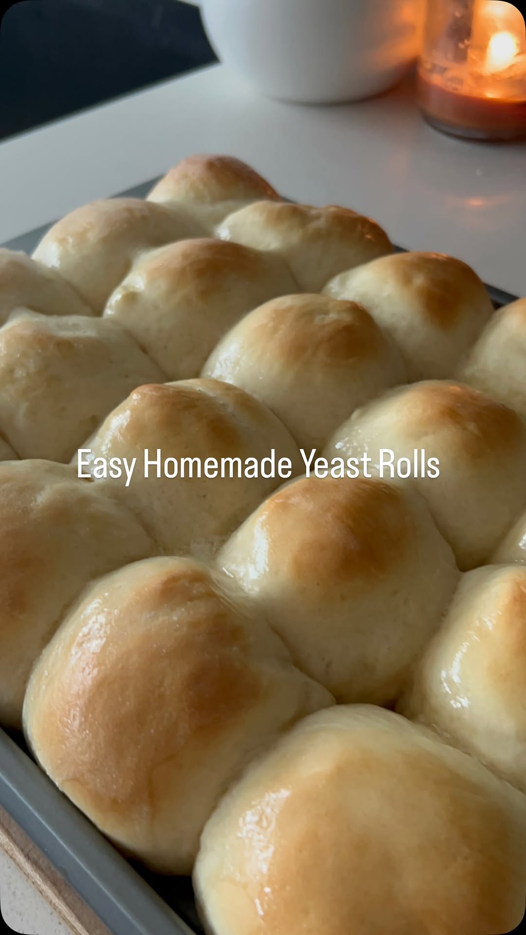 Soft and Fluffy Homemade Yeast Rolls recipe