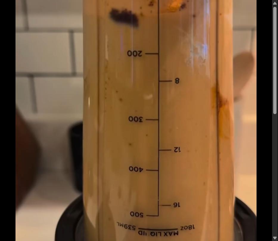 Step 1.1: Blitz until smooth and creamy