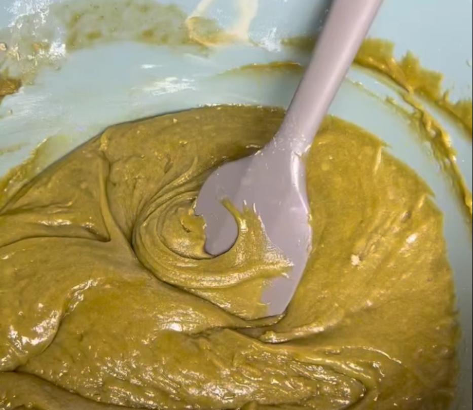 Step 1.1: Fold in the plain flour, baking powder, and baking soda until you have a smooth dough