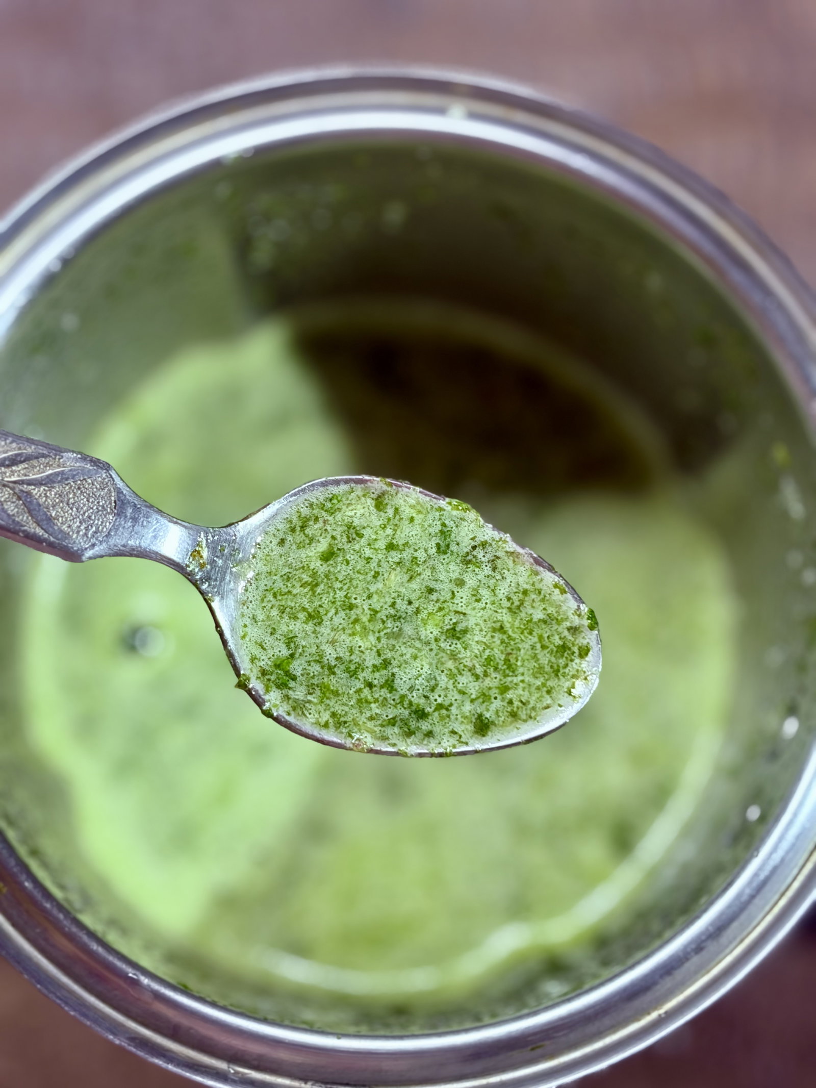 Step 1.2: Add mint leaves, sugar, lemon juice, water, salt, and black salt to a blender