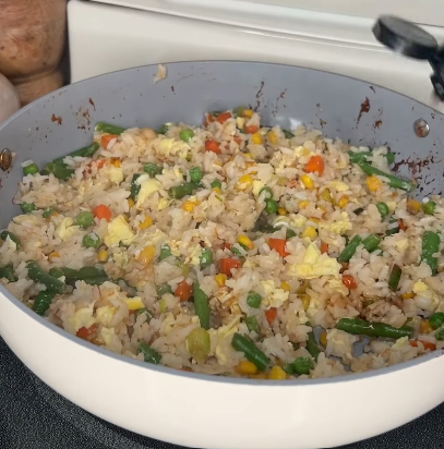 Step 3.1: Add soy sauce to flavor and stir until combined