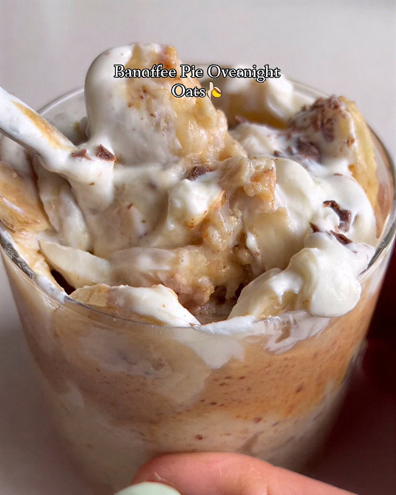 Banoffee Overnight Oats recipe