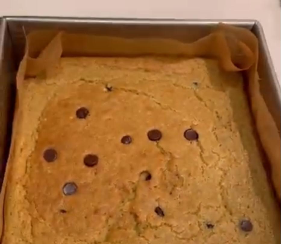 Step 1.1: Let cool completely before slicing and serving