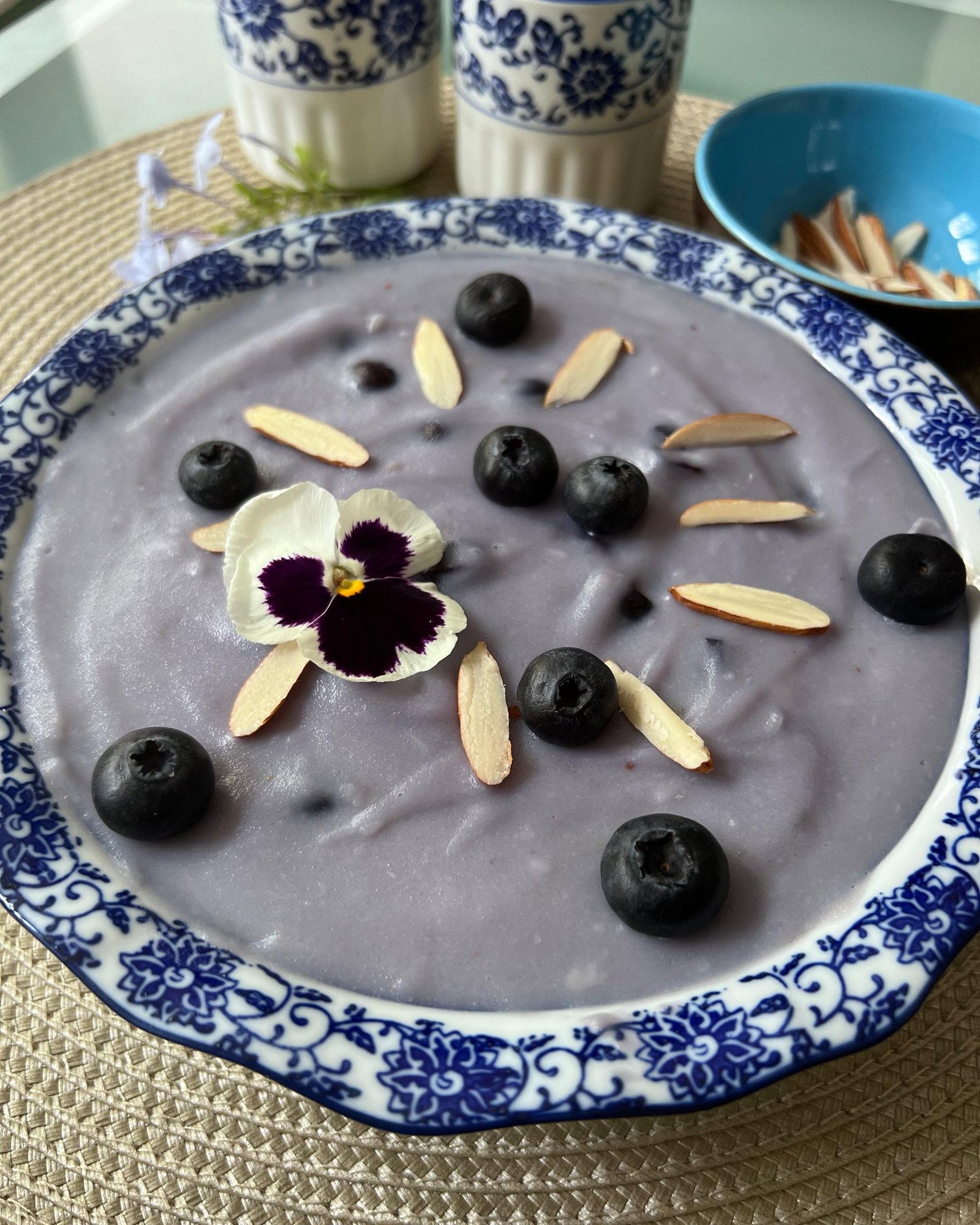 Blueberry Phirni (Modern Indian Custard with a Fruity Twist) recipe