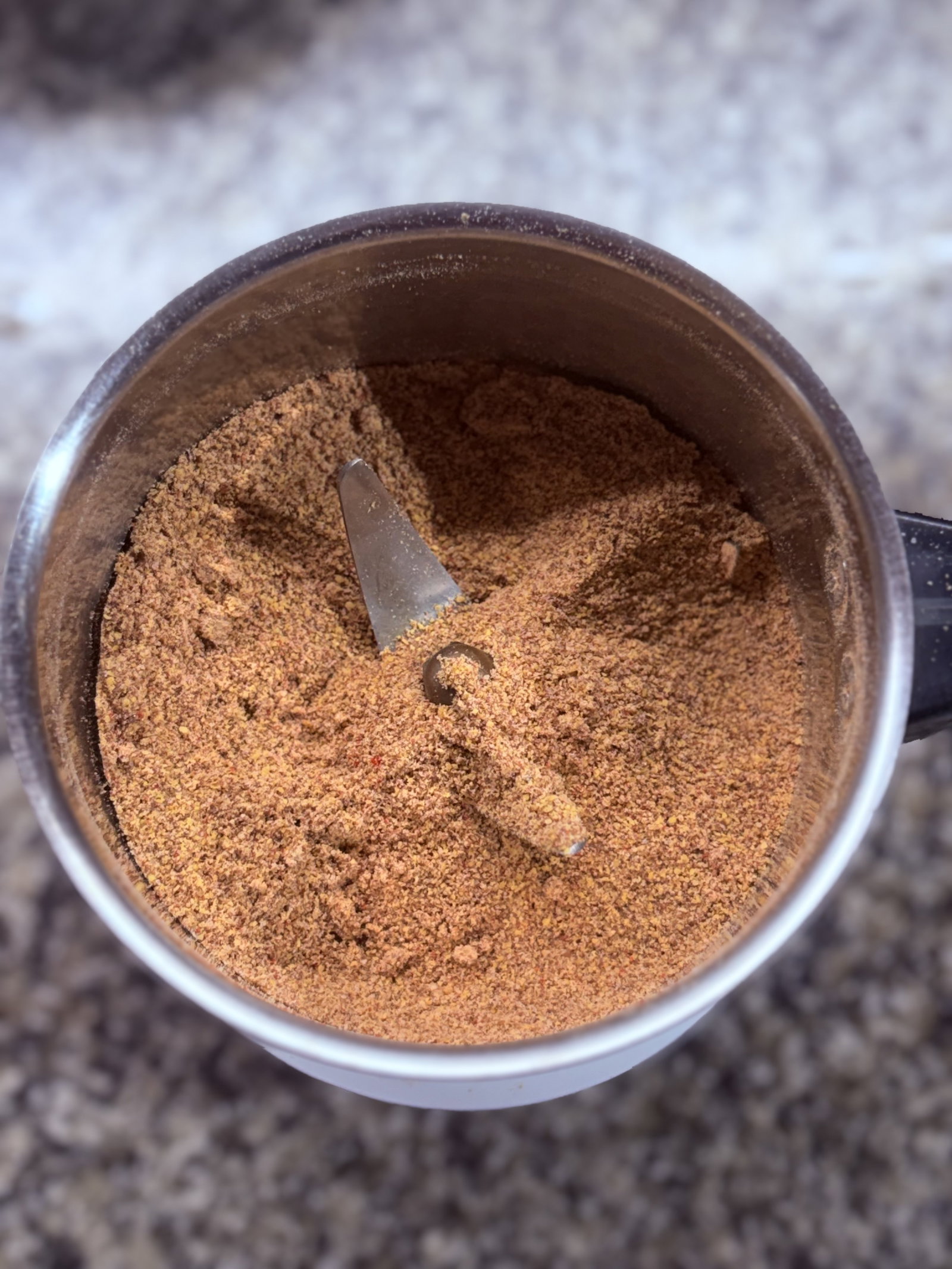 Step 1.2: Add salt, black salt, red chilli powder, and hing, if using