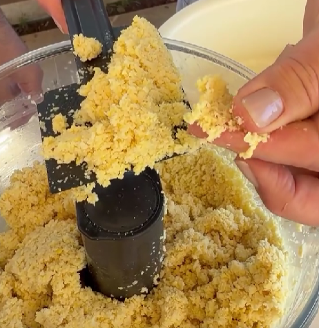 Step 1.1: Grind the chickpeas and fava beans to your preferred texture