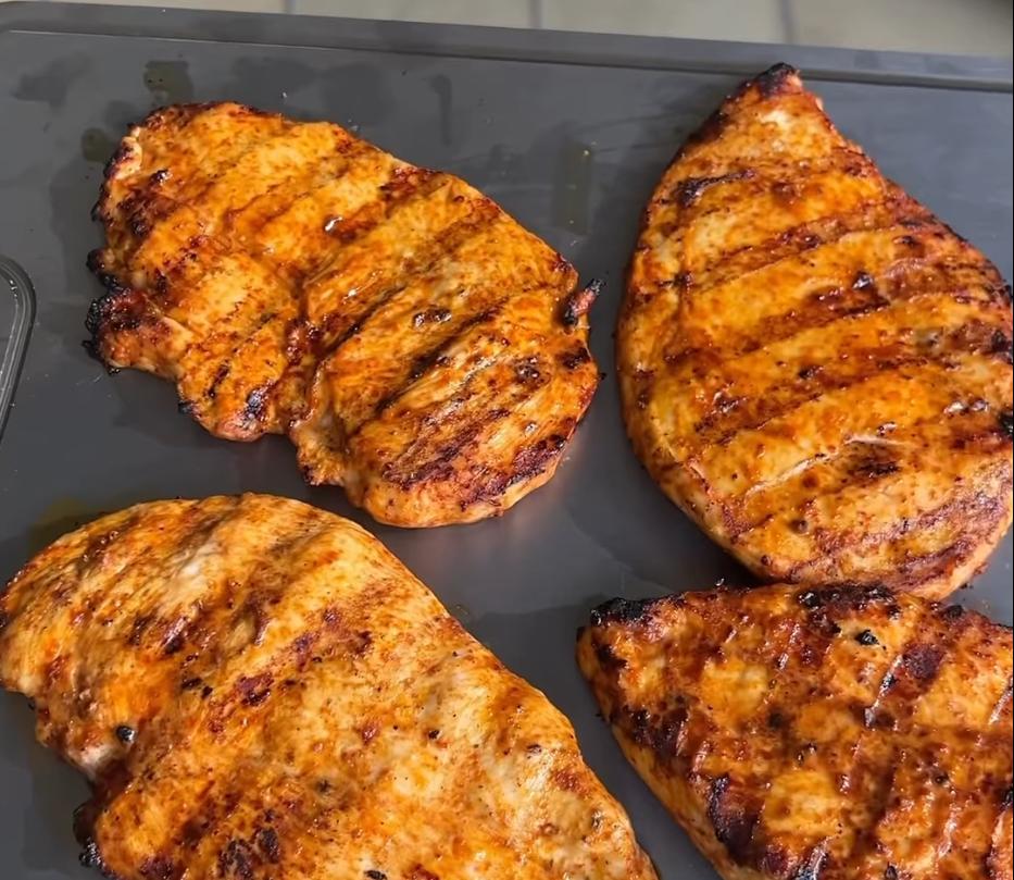 Step 1.1: Let the chicken rest, then chop it up