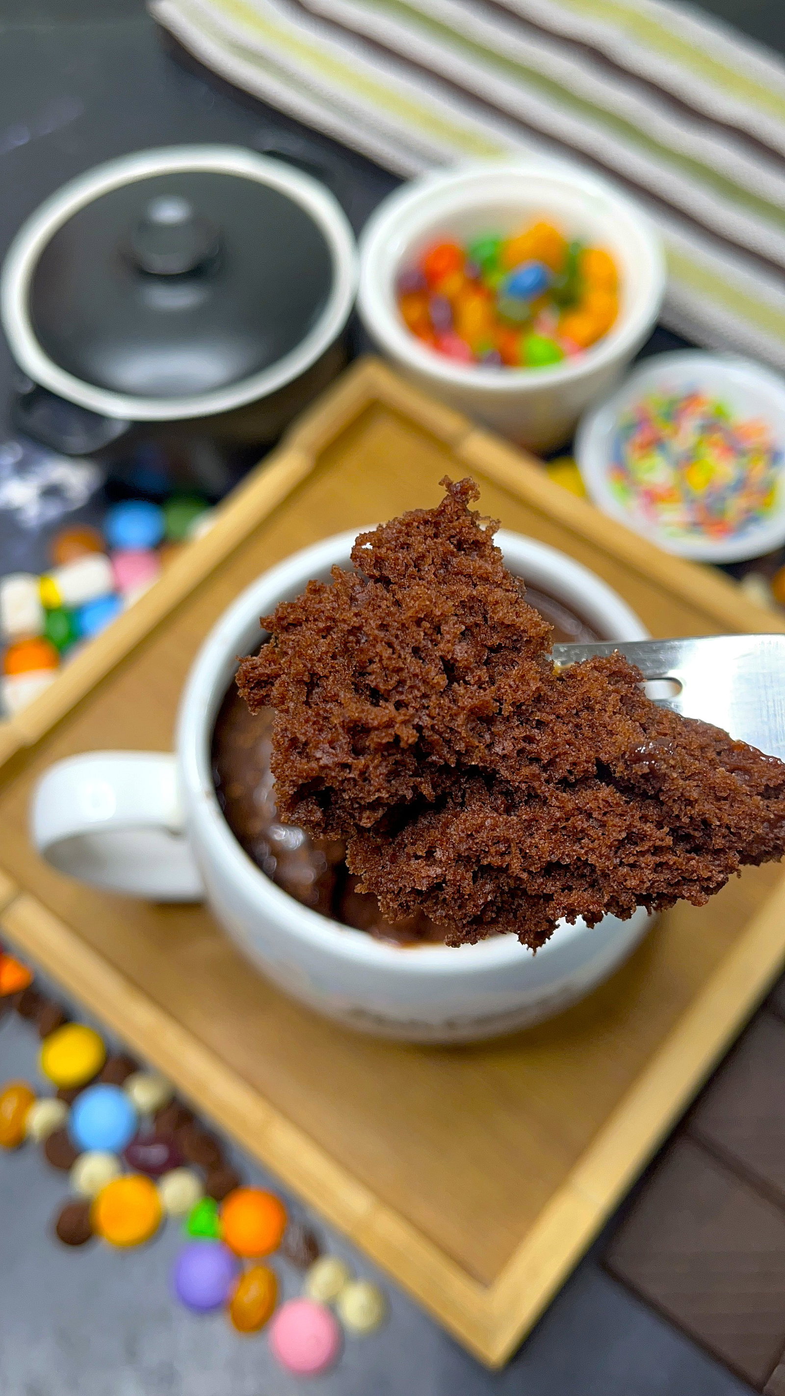 Step 2.3: Drizzle the warm ganache over the cake