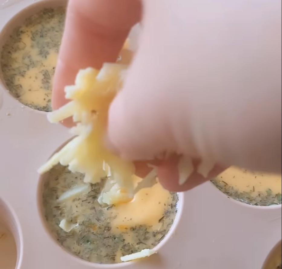 Step 1.1: Add grated cheese on top