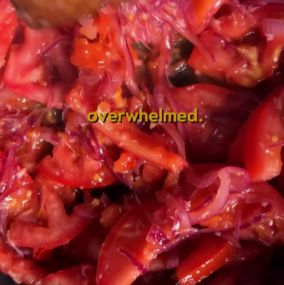 Step 2.1: Add chopped tomatoes and cook until soft, about 10 minutes