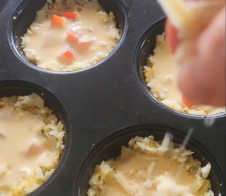Step 1.1: Sprinkle over some grated cheddar