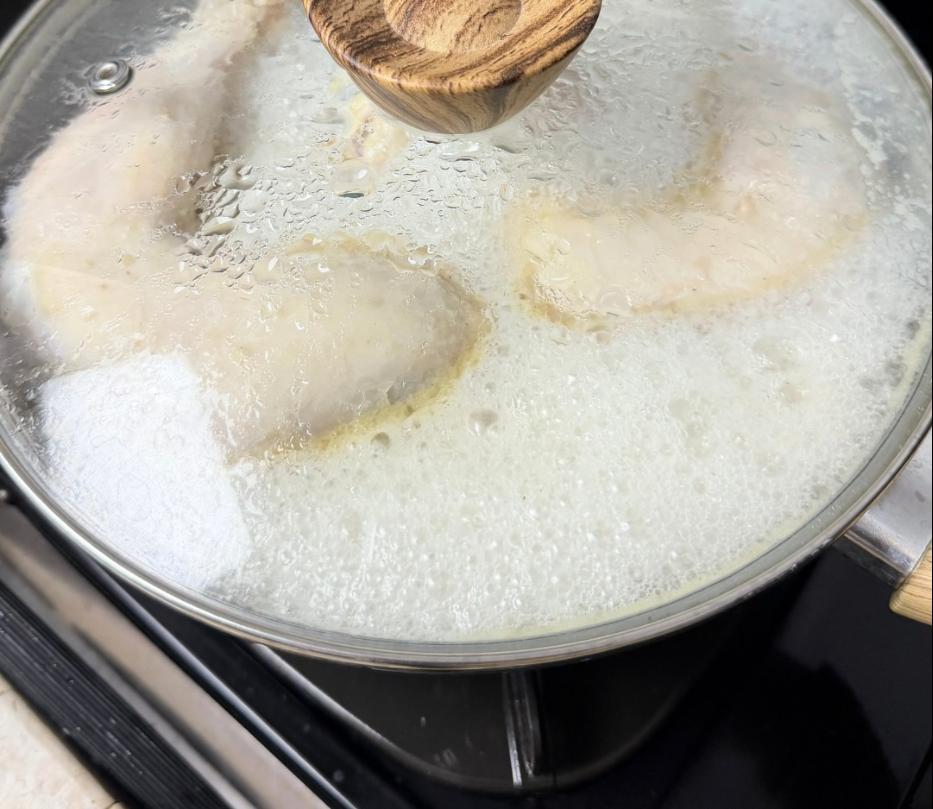 Step 1.1: Cook over medium heat for 30 minutes until the chicken is tender and infused with flavors