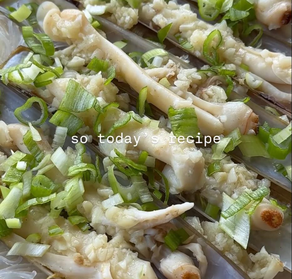 Step 1.1: Steam over high heat until the clams are just cooked through, about 4 1/2 minutes