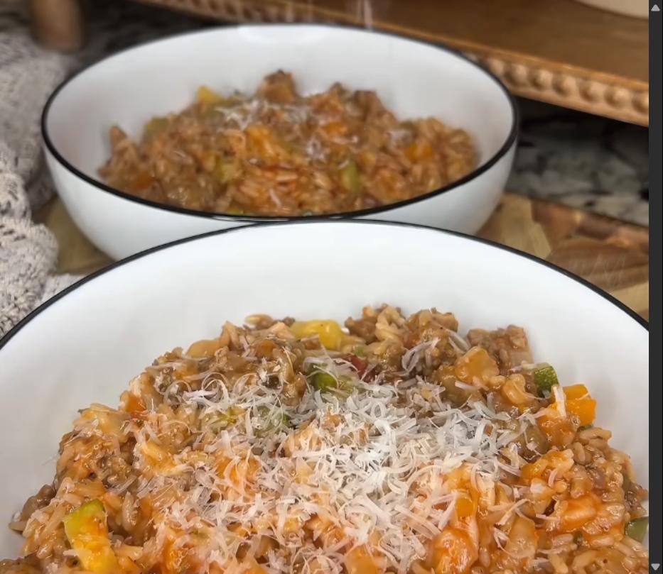 Step 4.1: Remove the skillet from heat and sprinkle shredded parmesan over the top