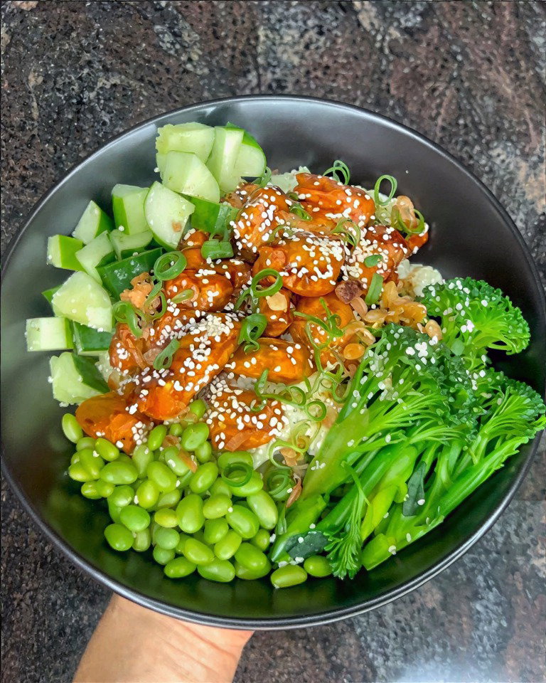 High Protein Teriyaki Chicken Bowl recipe
