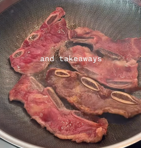 Step 1.1: Pour away most of the oil, leaving just a little in the wok