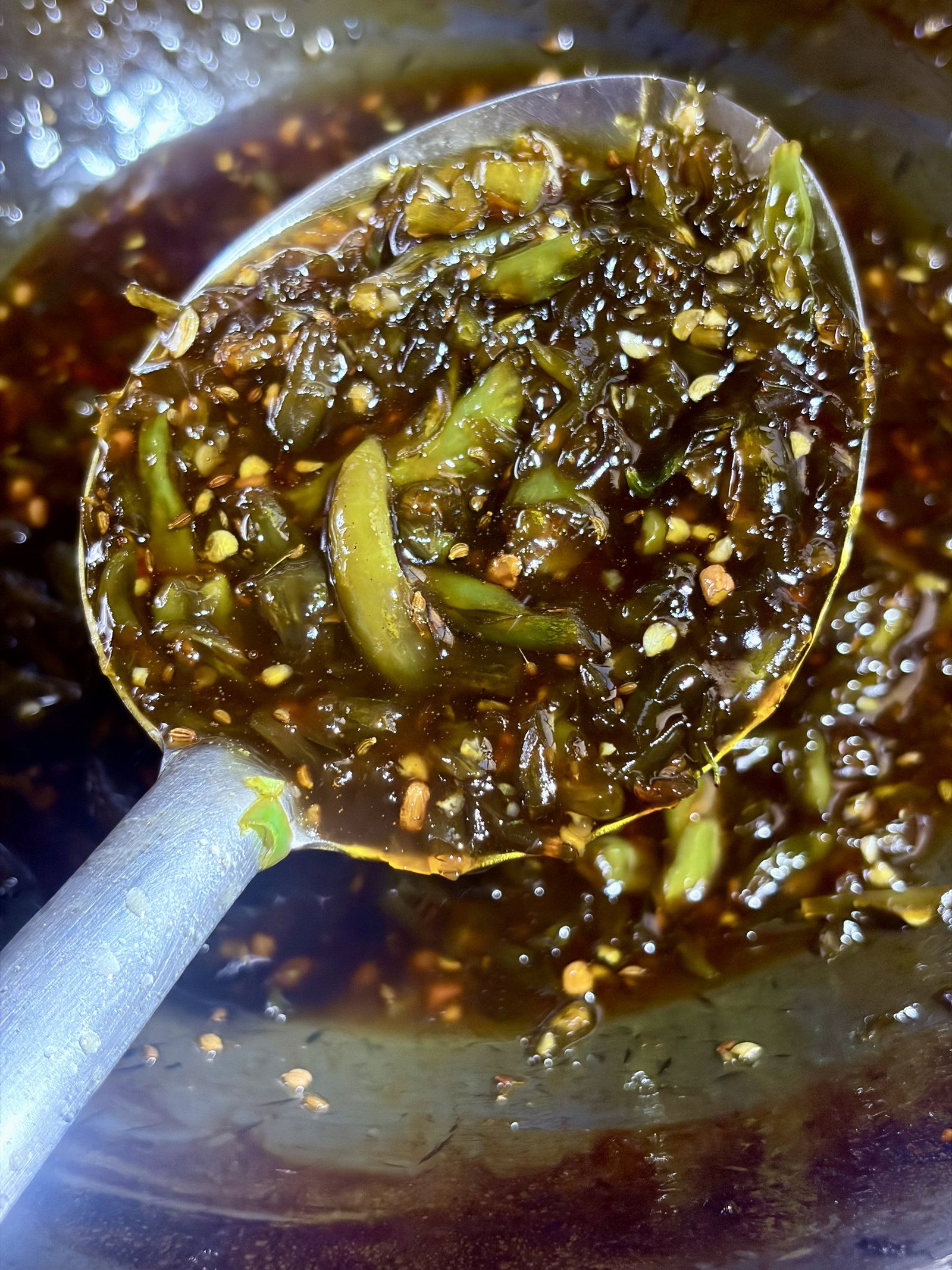 Step 4.1: Allow the pickle to cool completely (it will thicken further)