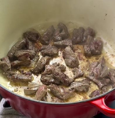Step 1.1: Heat olive oil in a hot pan