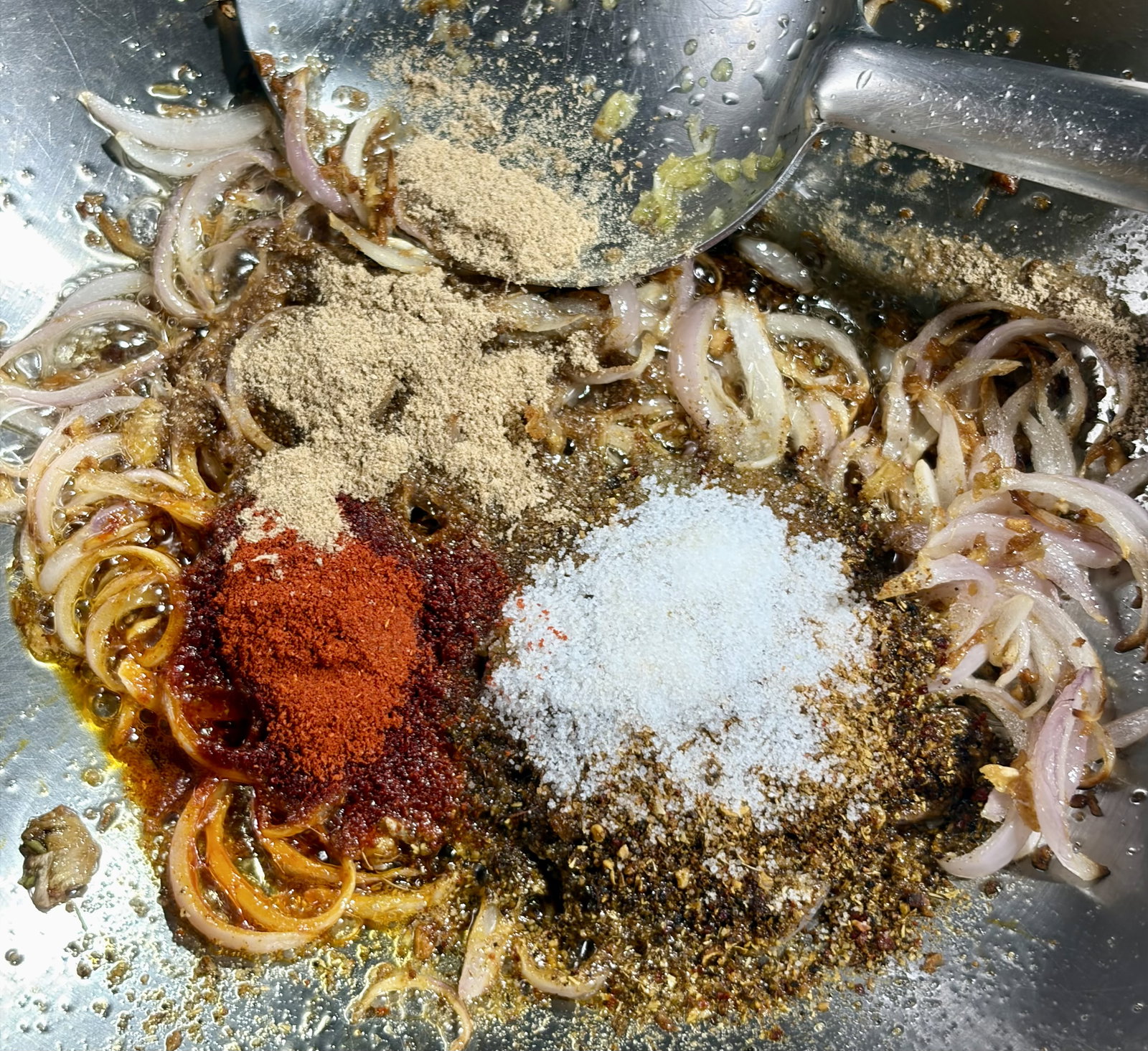 Step 2.1: Stir in [chana masala powder](https://www