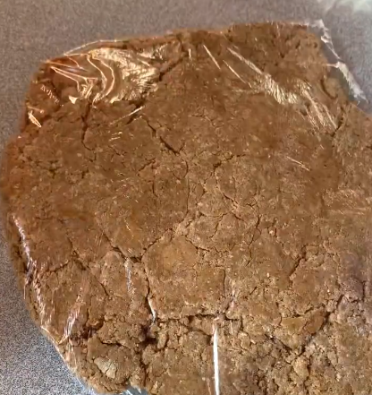 Step 1.1: Wrap the dough in plastic wrap and refrigerate for at least an hour