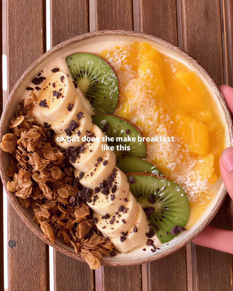 Mango Yogurt Bowl with Homemade Granola recipe
