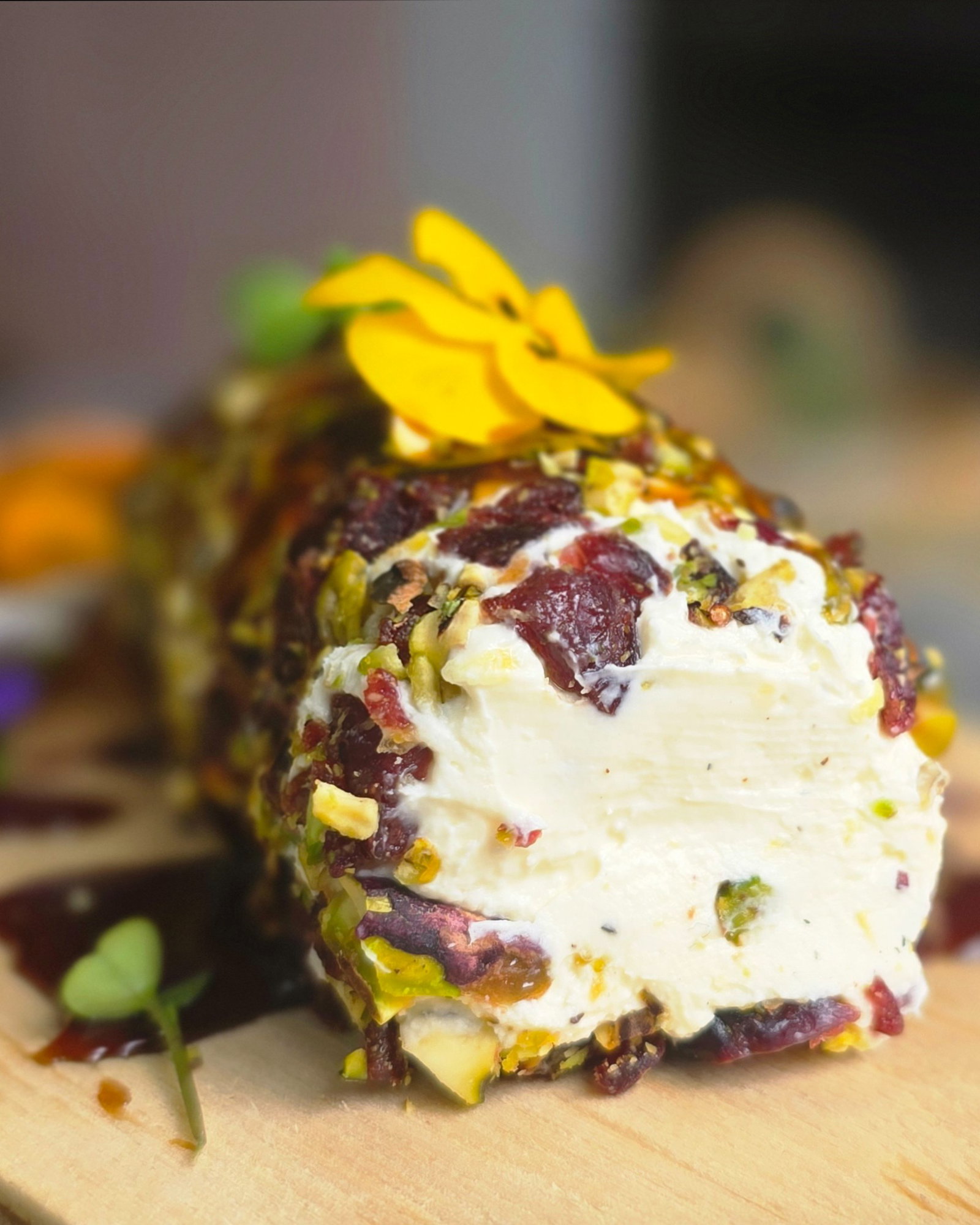 Persian Cream Cheese Log recipe