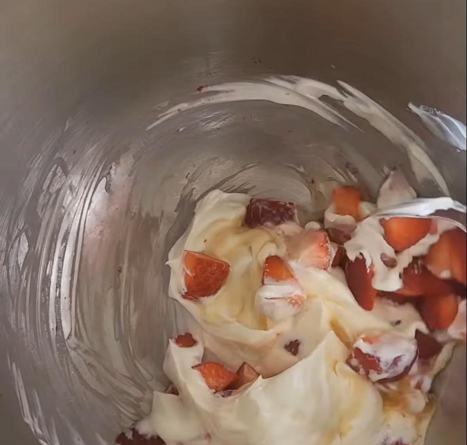 Step 1.1: Add maple syrup and gently mix