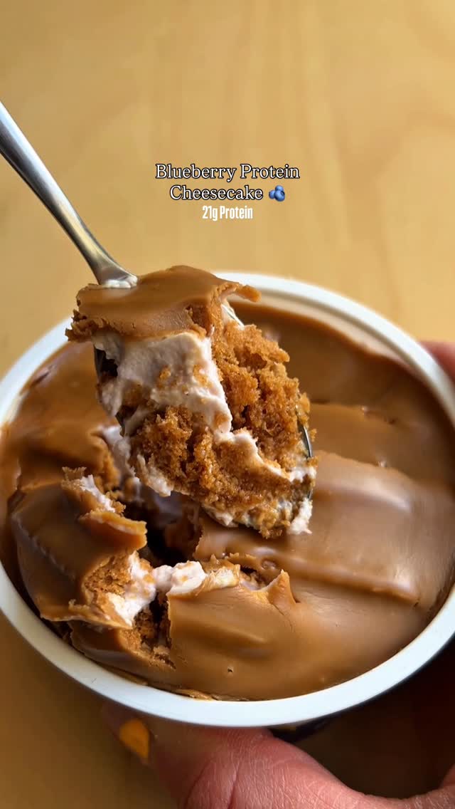 Blueberry Cheesecake with Biscoff Shell recipe