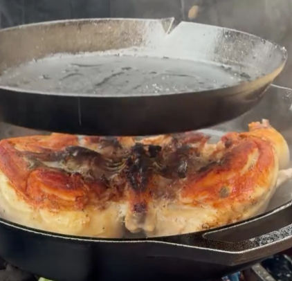Step 1.1: Sear the chicken in a pan with olive oil over medium heat for 15–20 minutes per side
