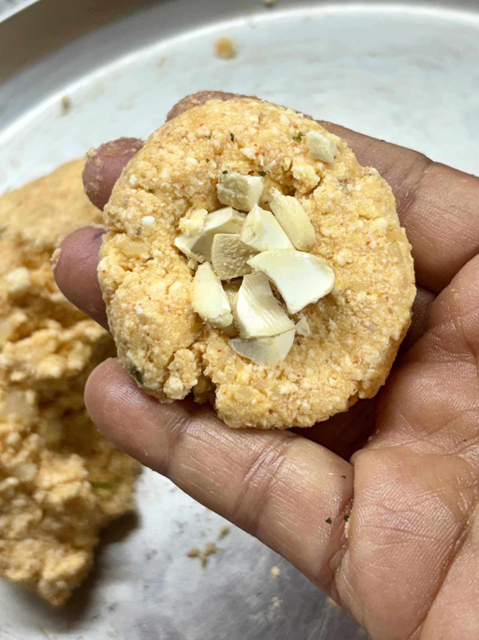 Step 1.1: **Stuff: **Divide the mixture into 12 equal portions